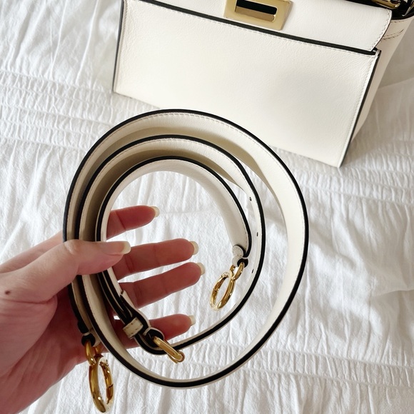 Fendi Off White Mini Peekaboo - Picture 9 of 9